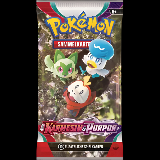 Pokémon Karmesin & Purpur Booster Deutsch 🇩🇪