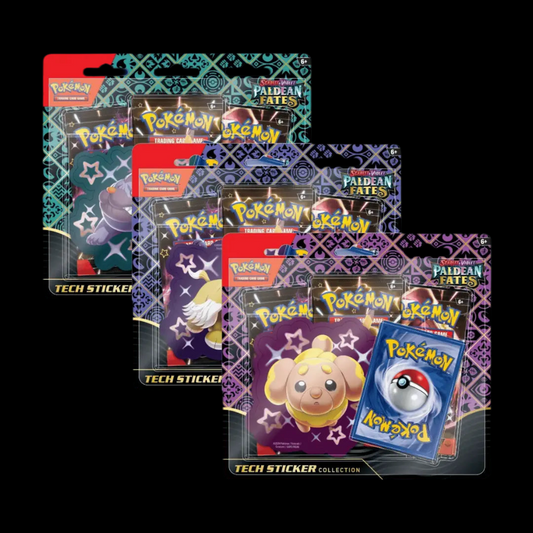 Pokémon Paldean Fates Tech Sticker Blister Englisch 🇺🇸
