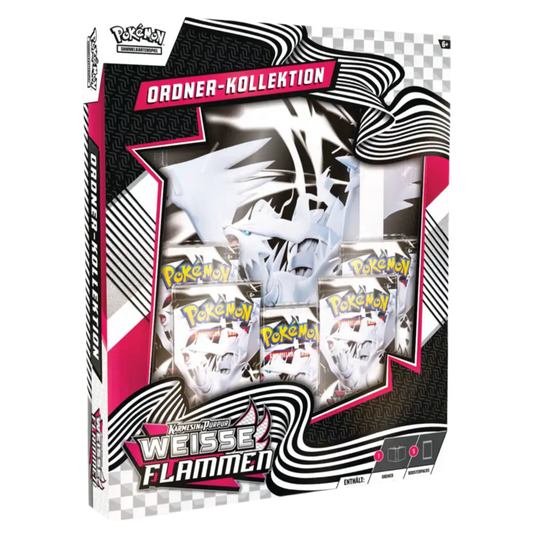 Pokémon Weiße Flammen Ordner-Kollektion Deutsch 🇩🇪