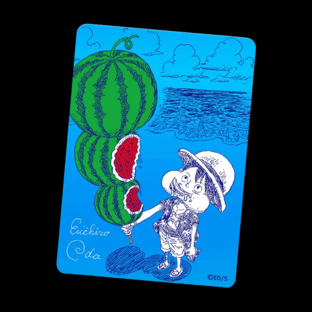 One Piece - Watermelon Luffy - Shueisha Natsucomi 2026 Metallic Promo Japnisch 🇯🇵