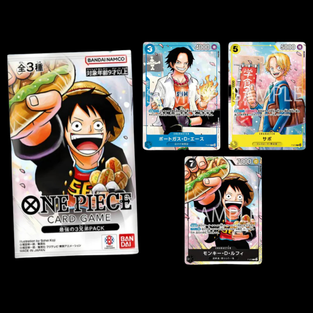 One Piece – Strongest Three Brothers Promo Pack Japanisch 🇯🇵