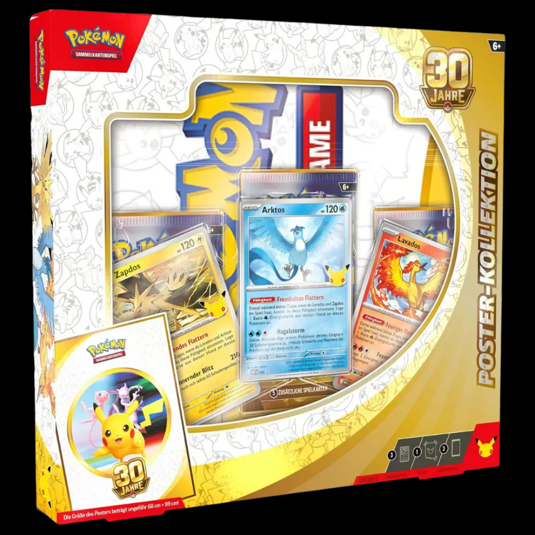 Pokémon 30 Jahre Poster Kollektion Deutsch 🇩🇪