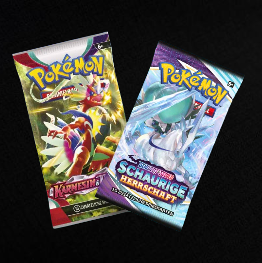 Pokémon 2er Blister DE 🇩🇪 (Karmesin & Purpur, Schaurige Herrschaft)