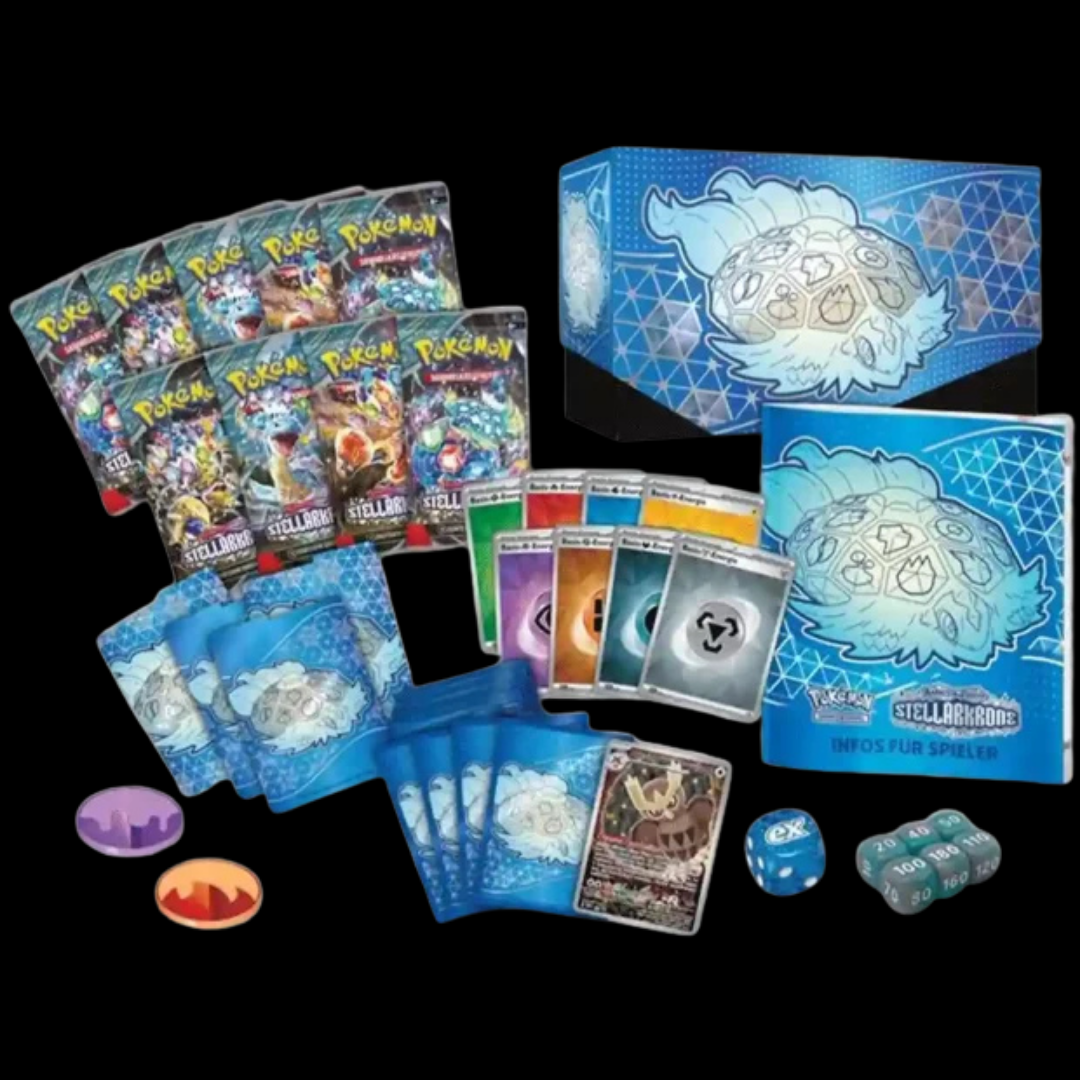 Pokémon Stellarkrone Top-Trainer-Box Deutsch 🇩🇪