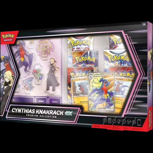 Pokémon Cynthias Knakrack Ex Premium Kollektion Englisch 🇺🇸