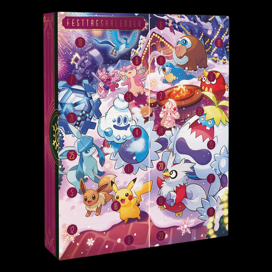 Pokémon Festtagskalender - Adventskalender 2025 🇩🇪