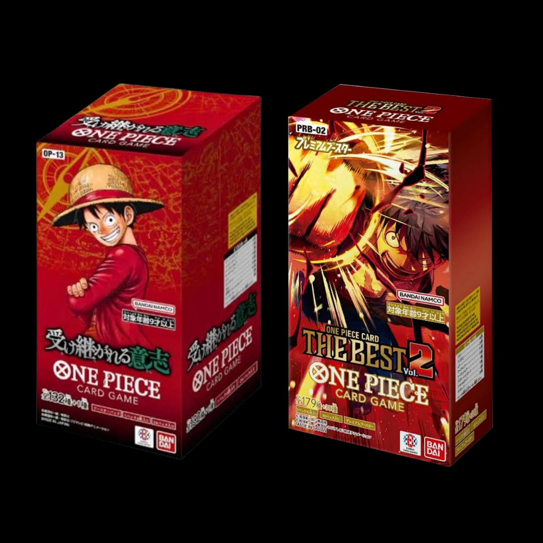 One Piece Op13 & Prb02 Display Bundle Japanisch 🇯🇵