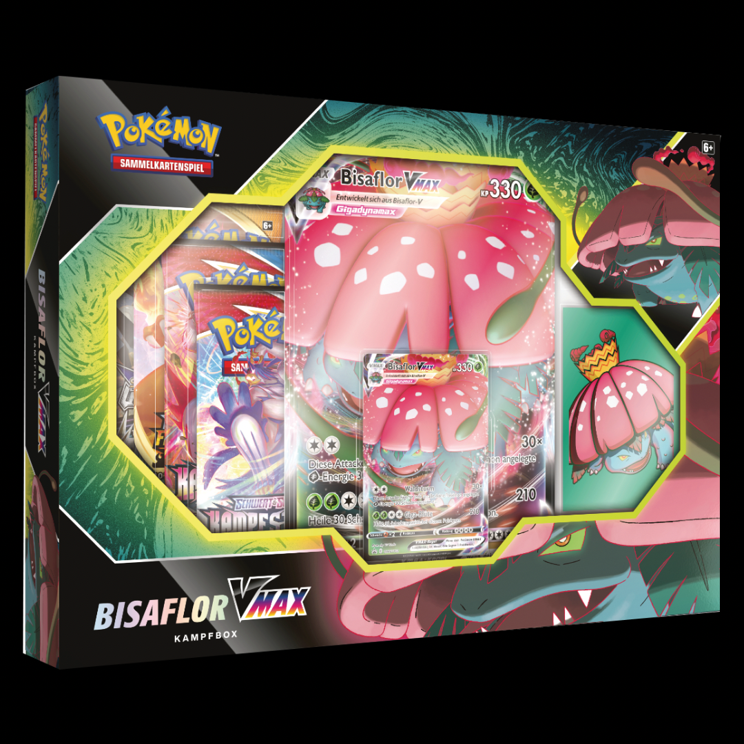 Pokémon Bisaflor VMAX Kampfbox Deutsch 🇩🇪