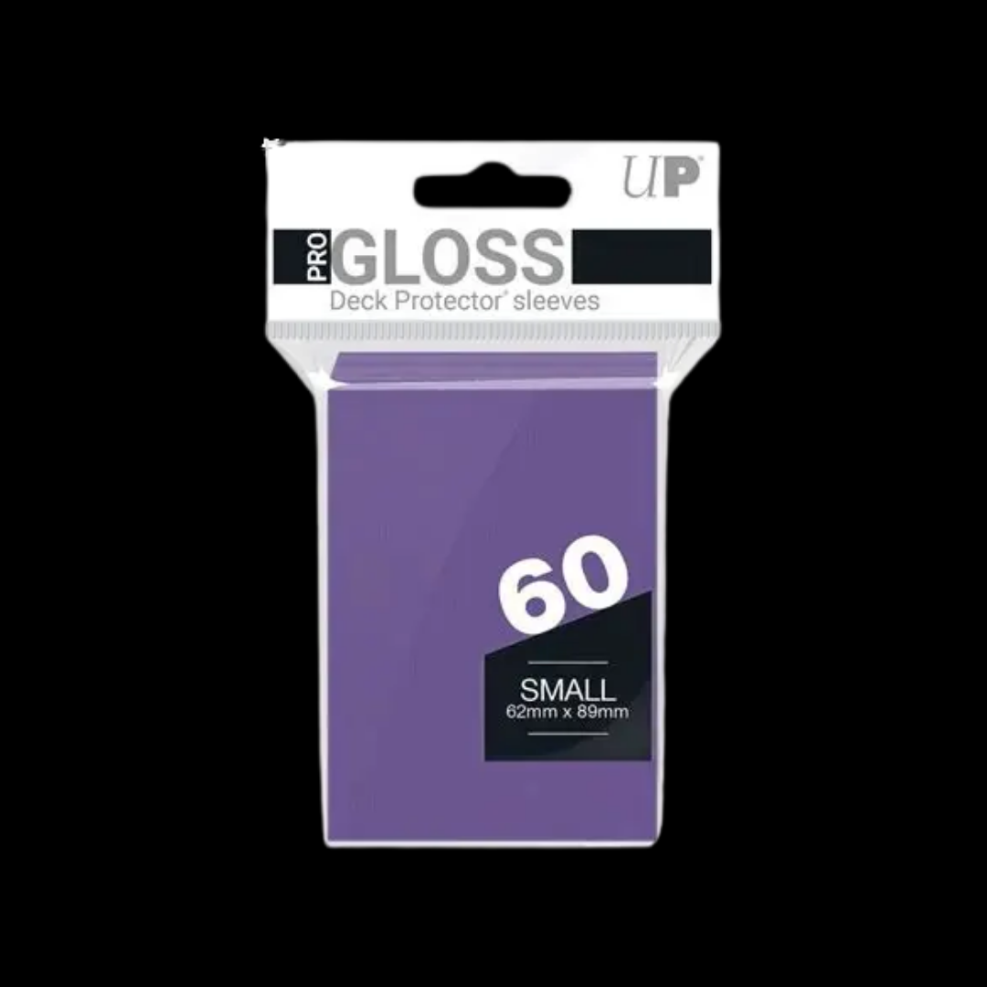 Ultra Pro: PRO-Gloss 60stk Small Deck Protector Sleeves: Purple