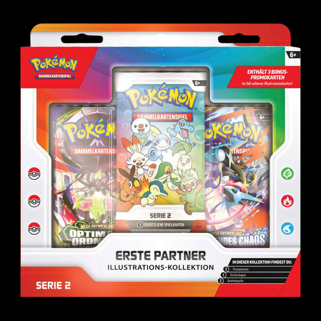 Pokémon Erste Partner Kollektion Serie 2 Deutsch 🇩🇪