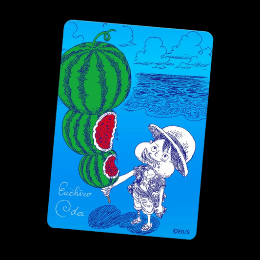 One Piece - Watermelon Luffy - Shueisha Natsucomi 2026 Metallic Promo Japnisch 🇯🇵
