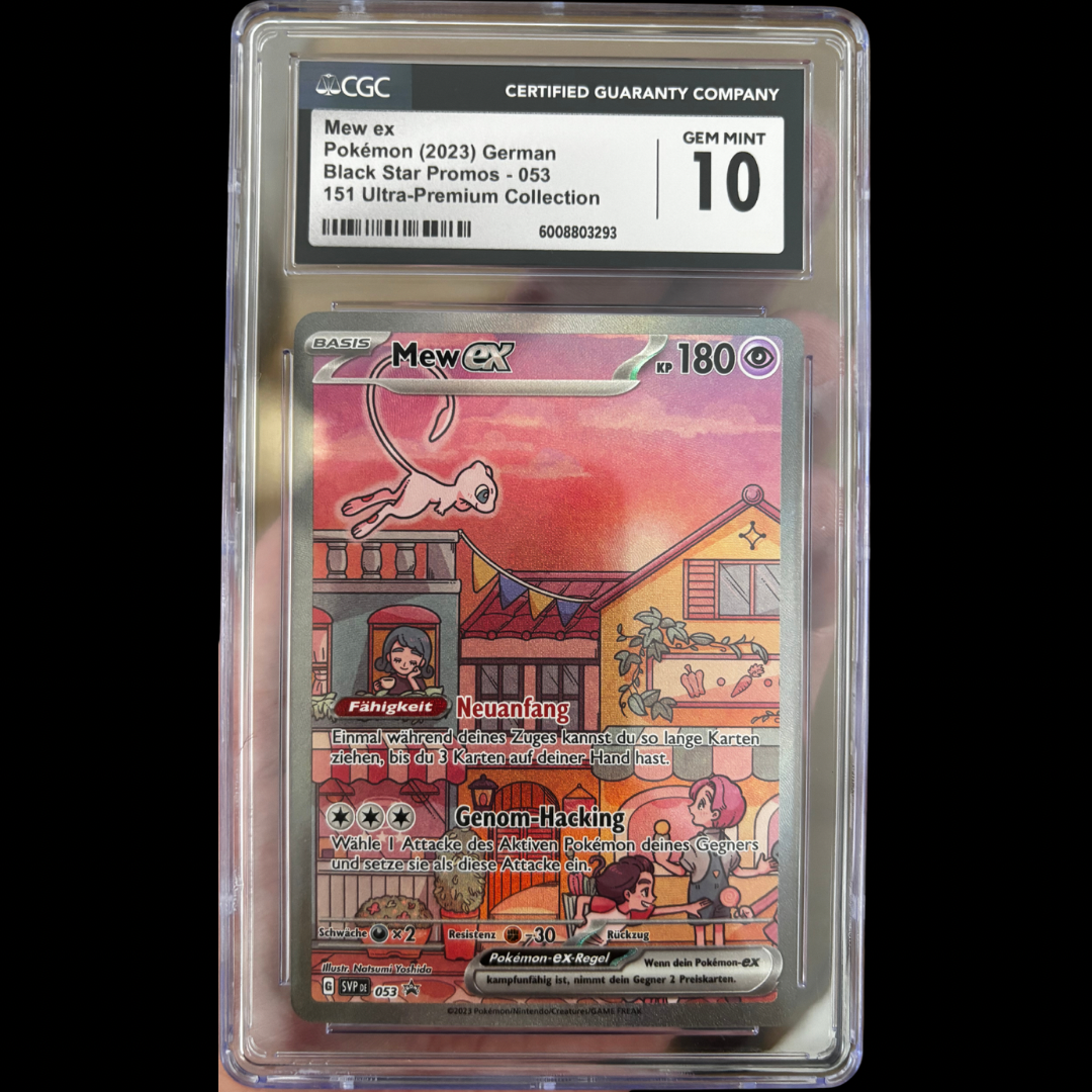 Pokemon Mew ex (svp 053) cgc 10 Deutsch 🇩🇪