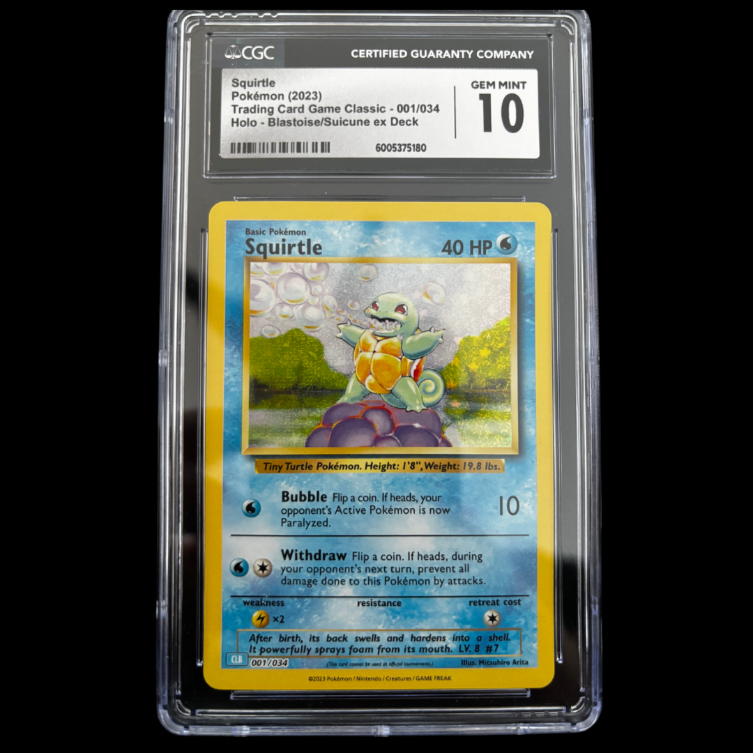 Pokémon Shiggy 001/034 TCG Classic Holo CGC 10 Englisch 🇬🇧