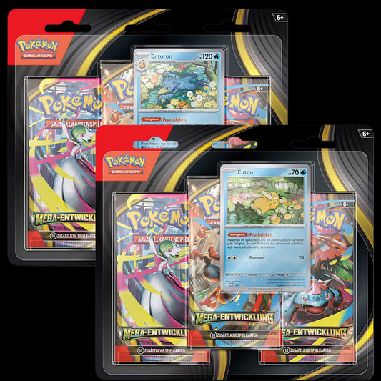 Pokémon Mega Entwicklung 3er Blister Deutsch