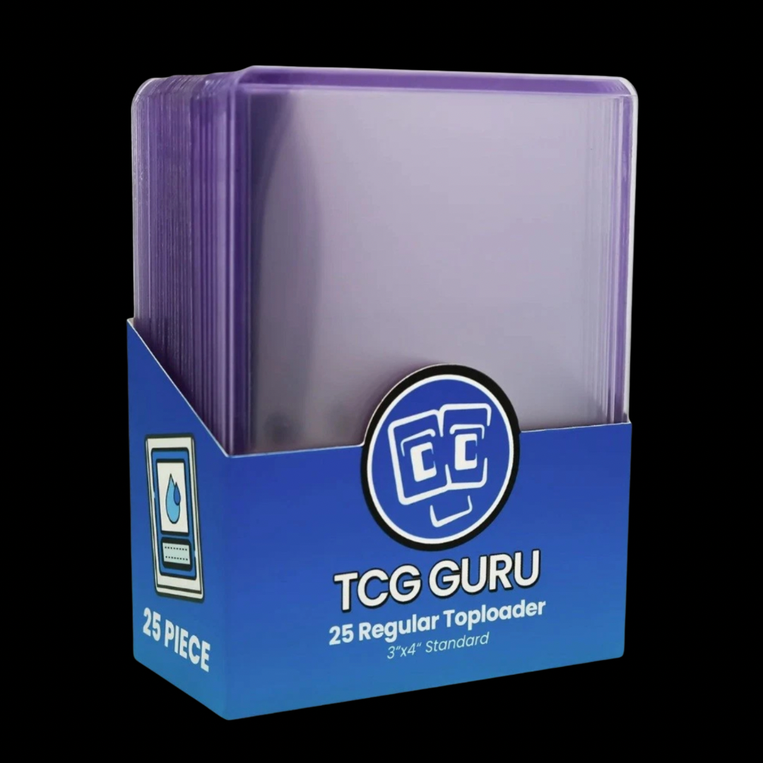 TCG Guru - 25 Regular Toploader 3" x 4"