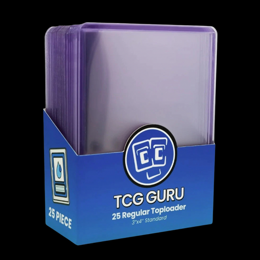TCG Guru - 25 Regular Toploader 3" x 4"