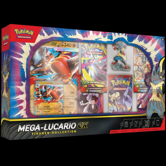 Pokémon Mega-Lucario Ex Figuren Kollektion Deutsch 🇩🇪