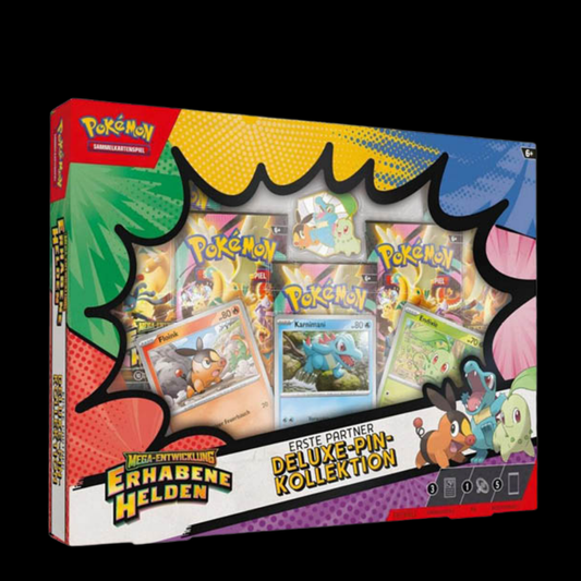 Pokémon Erhabene Helden Deluxe Pin Kollektion Deutsch 🇩🇪
