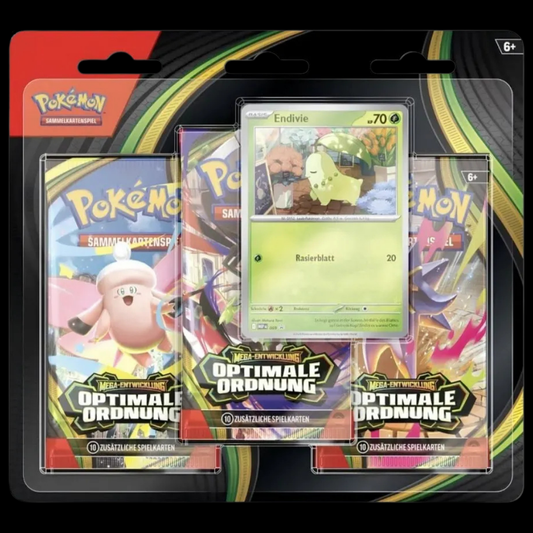 Pokémon Optimale Ordnung 3er Blister Deutsch 🇩🇪