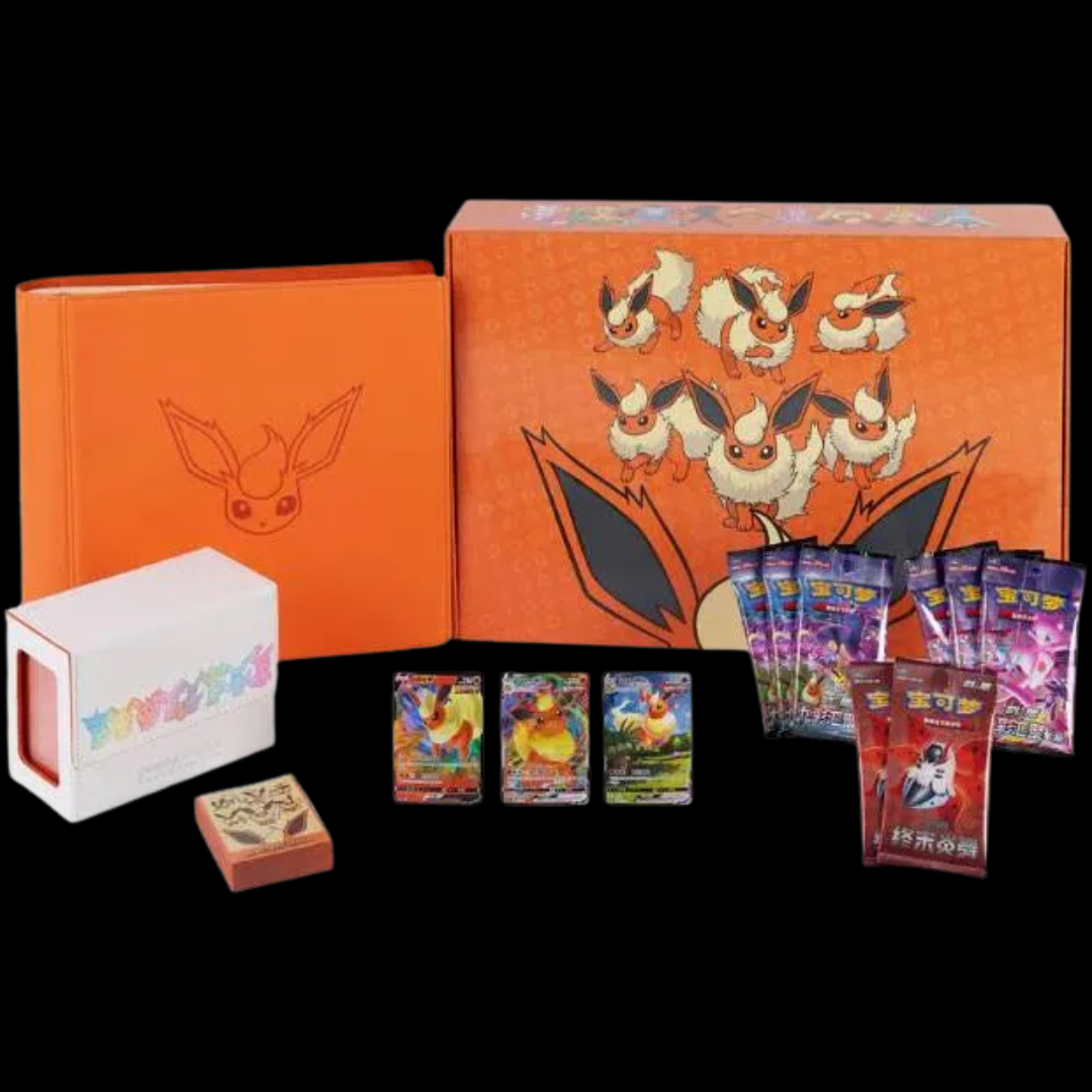 Pokémon Flamara Geschenkbox Chinesisch 🇨🇳