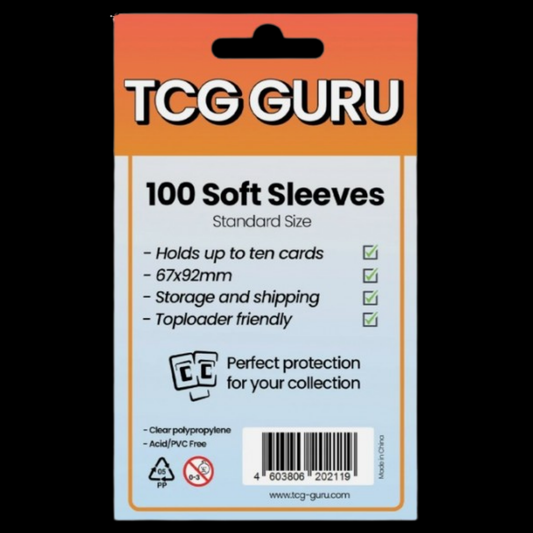 Tcg Guru 100 Soft Sleeves