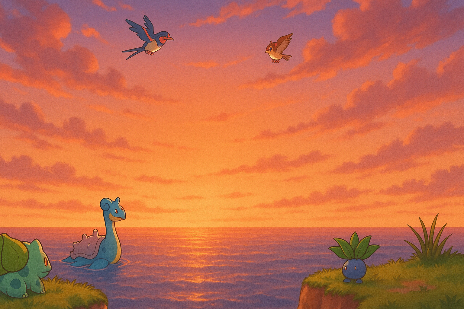 TikTok Hintergrundbild mit Pokémon